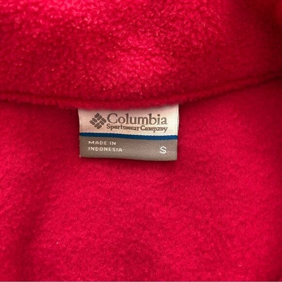 Columbia‎ pink fleece vest zip pockets woman’s size S - Picture 4 of 7